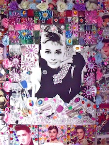 Hollywood Icons Shrine (Audrey detail)